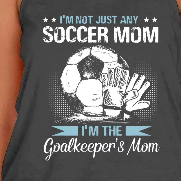 Goalkeeper Mom Shirt Soccer Goalie Mama Mothers Day Women Women's Knotted Racerback Tank