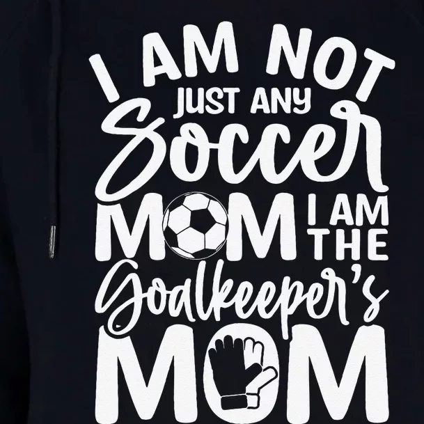 Goalkeeper Mom Soccer Goalie Mama Mothers Day Womens Funnel Neck Pullover Hood