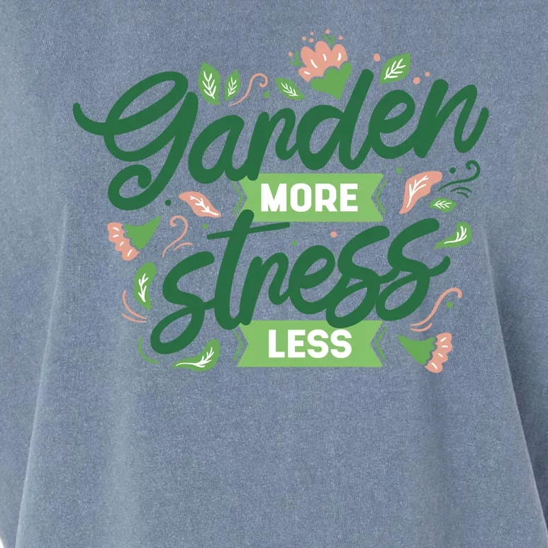 Garden More Stress Less Garment-Dyed Women's Muscle Tee