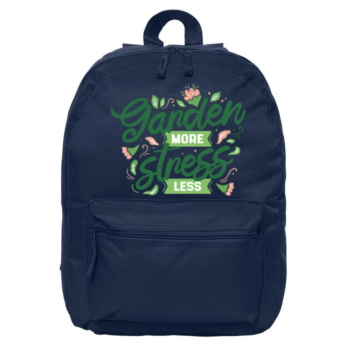 Garden More Stress Less 16 in Basic Backpack