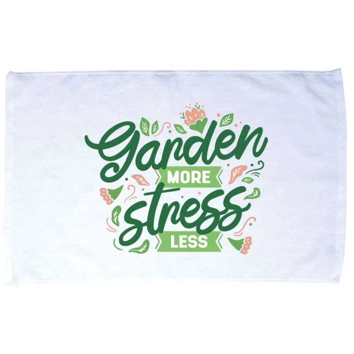 Garden More Stress Less Microfiber Hand Towel