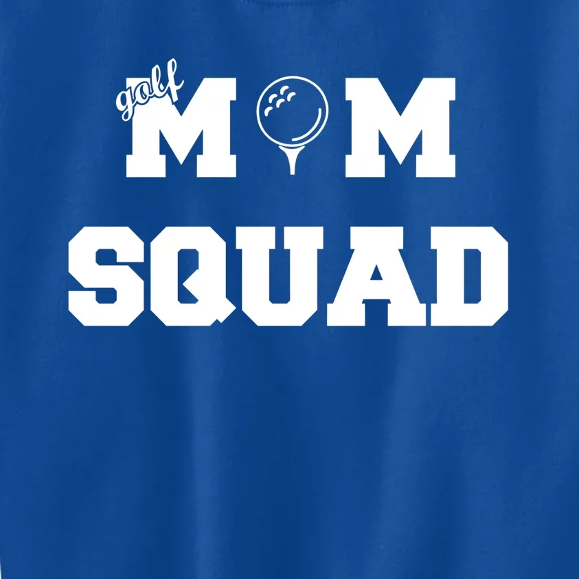 Golf Mom Squad Funny Gift Kids Sweatshirt