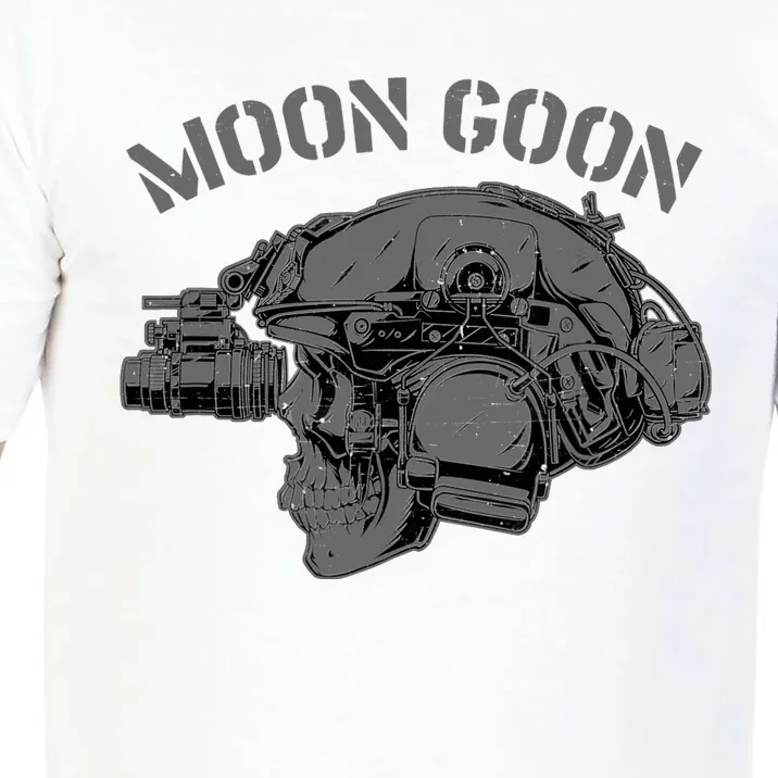 GOON MOON Skull Helmet NVGs Graphic Military 'S Comfort Colors T-Shirt