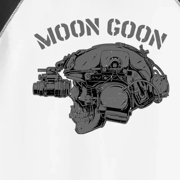 GOON MOON Skull Helmet NVGs Graphic Military 'S Toddler Fine Jersey T-Shirt