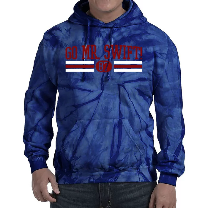 Go Mr Swift Kansas Football Tie Dye Hoodie