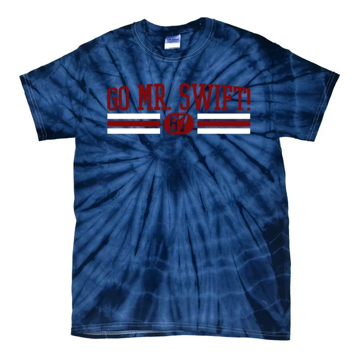 Go Mr Swift Kansas Football Tie-Dye T-Shirt