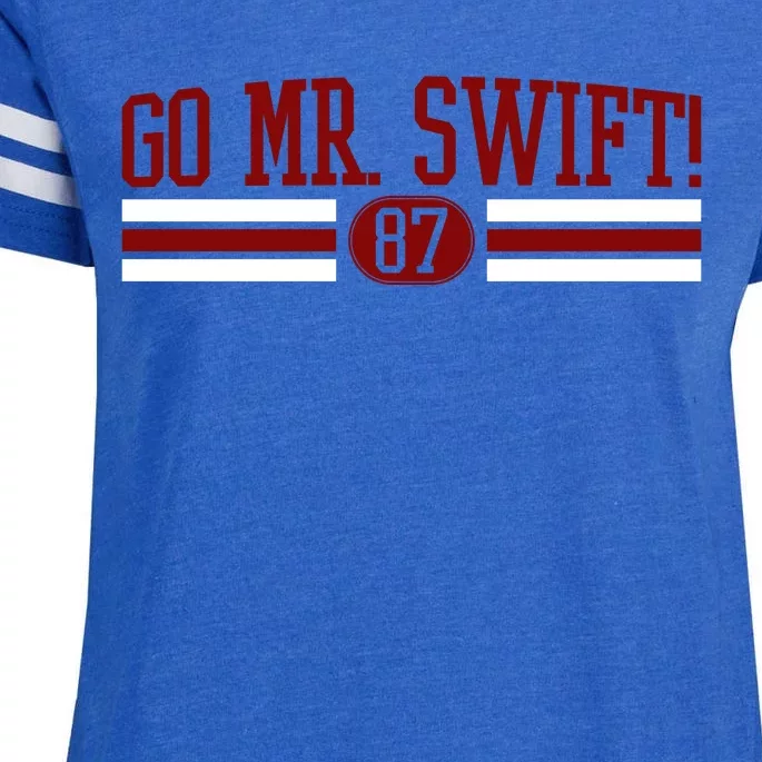 Go Mr Swift Kansas Football Enza Ladies Jersey Football T-Shirt