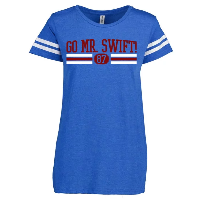 Go Mr Swift Kansas Football Enza Ladies Jersey Football T-Shirt