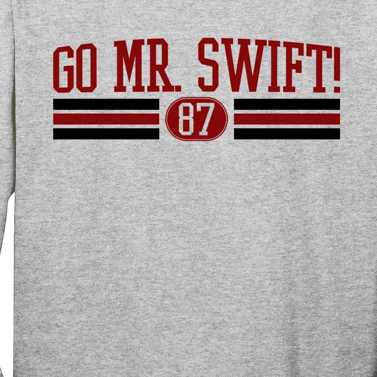 Go Mr Swift Kansas Football Long Sleeve Shirt