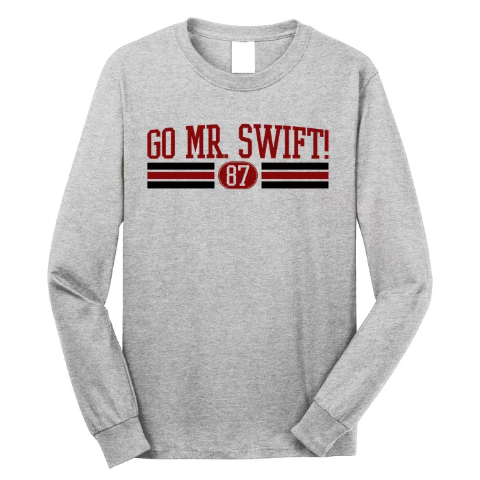 Go Mr Swift Kansas Football Long Sleeve Shirt