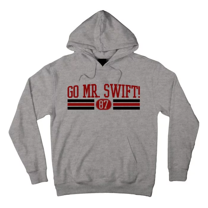 Go Mr Swift Kansas Football Tall Hoodie