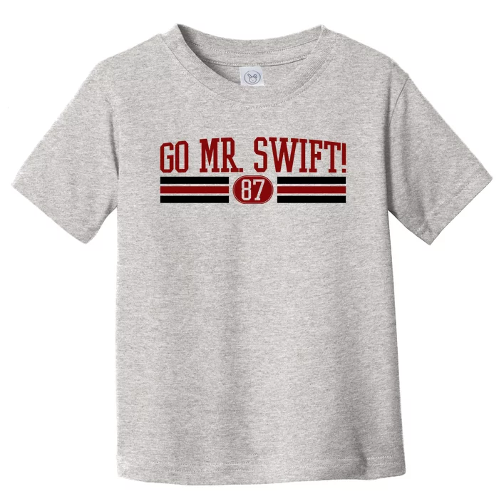 Go Mr Swift Kansas Football Toddler T-Shirt