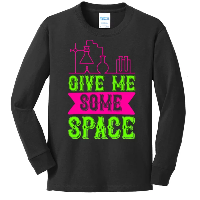 Give Me Some Space Kids Long Sleeve Shirt