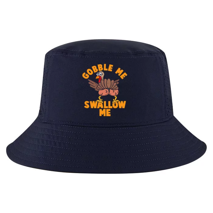 Gobble Me Swallow Funny Thanksgiving Turkey Cool Comfort Performance Bucket Hat