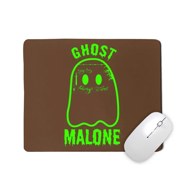 Ghost Malone Spooky Halloween Mousepad