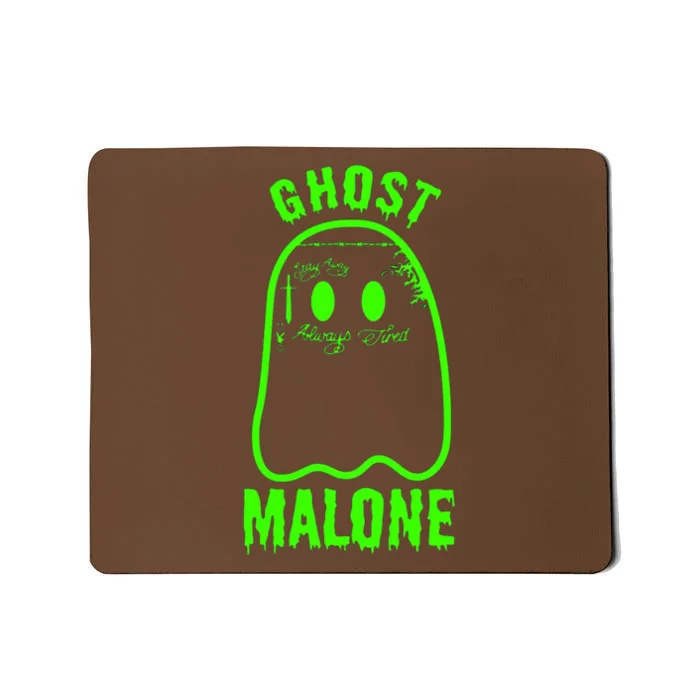 Ghost Malone Spooky Halloween Mousepad