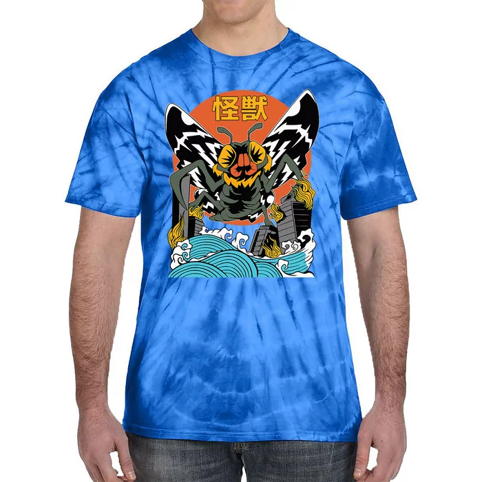 Giant Moth Sunset Japanese Tie-Dye T-Shirt