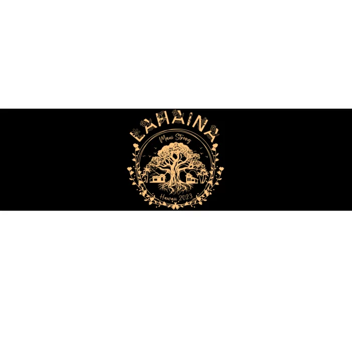 Golden Maui Strong Lahaina Strong Banyan Tree Bumper Sticker