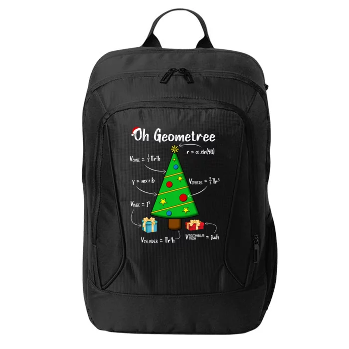 Geometry Math Science Teacher Christmas Oh Geometree Great Gift City Backpack