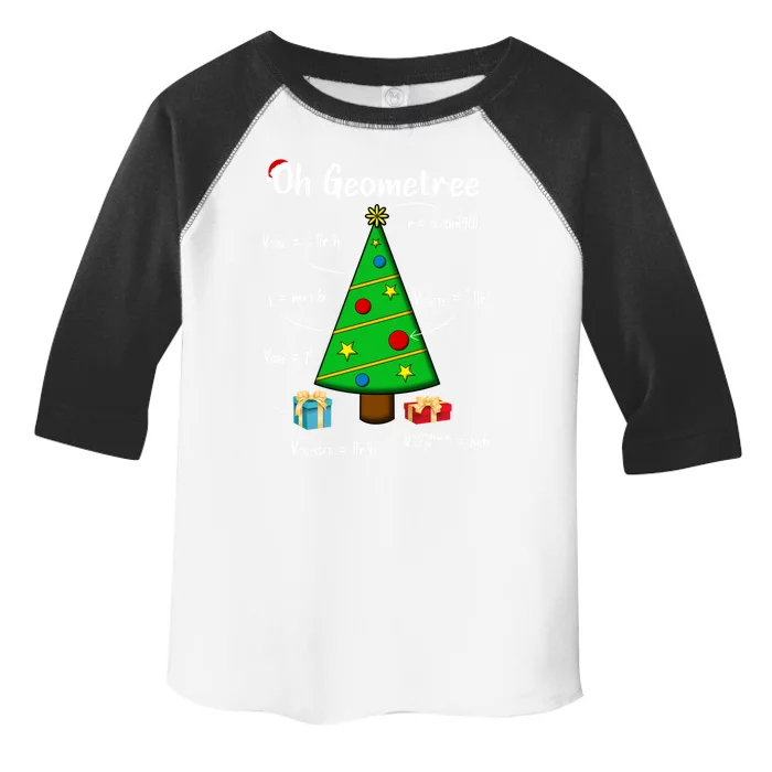 Geometry Math Science Teacher Christmas Oh Geometree Great Gift Toddler Fine Jersey T-Shirt