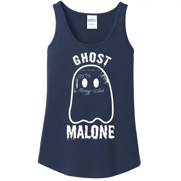 Ghost Malone Spooky Halloween Ladies Essential Tank