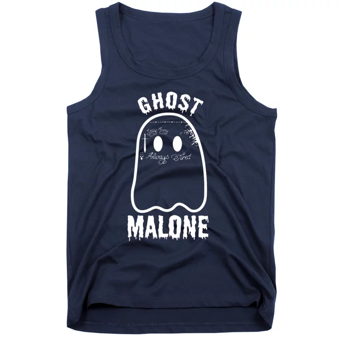 Ghost Malone Spooky Halloween Tank Top