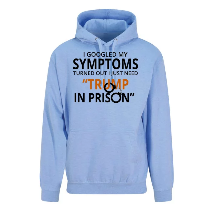 Googled My Symptoms Need Trump In Prison Unisex Surf Hoodie