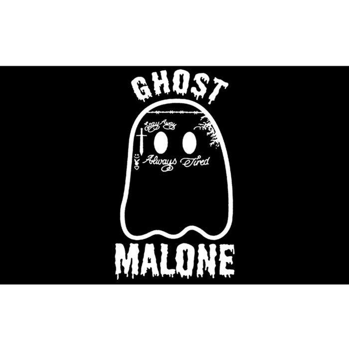 Ghost Malone Spooky Halloween Bumper Sticker