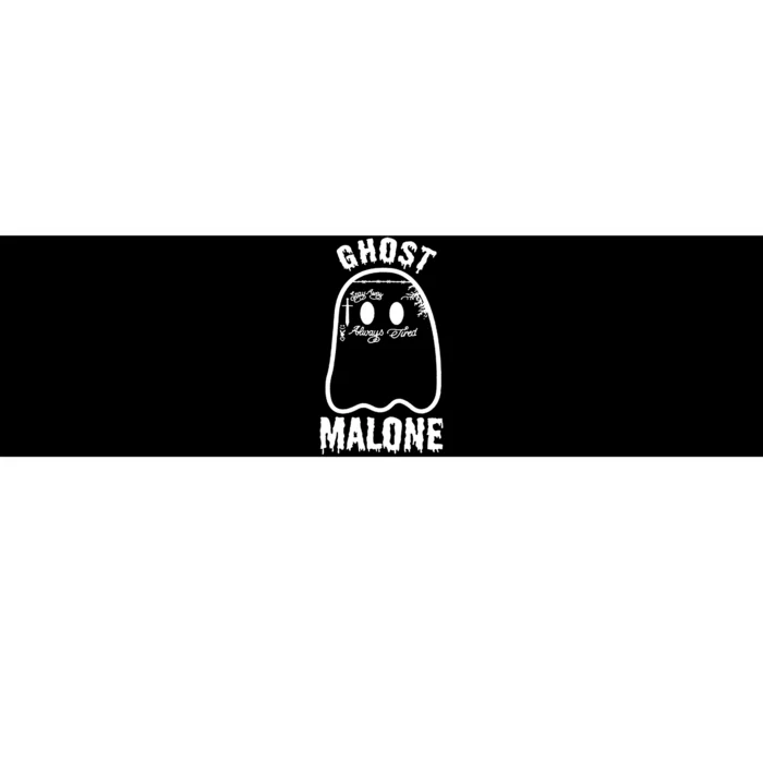 Ghost Malone Spooky Halloween Bumper Sticker