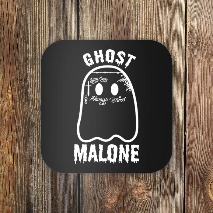 Ghost Malone Spooky Halloween Coaster