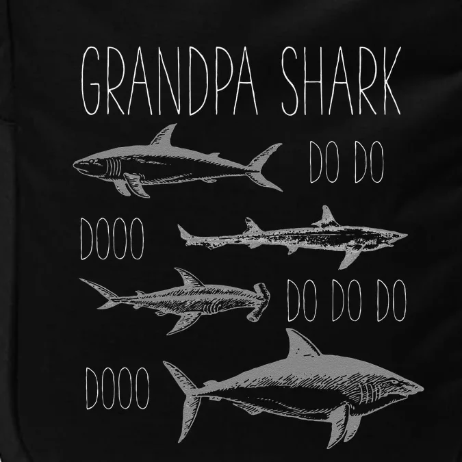 Grandpa Multiple Shark Do Doo Do Do Do Doo T Impact Tech Backpack