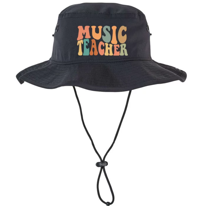 Groovy Music Teacher Cute Back To School Supplies Legacy Cool Fit Booney Bucket Hat