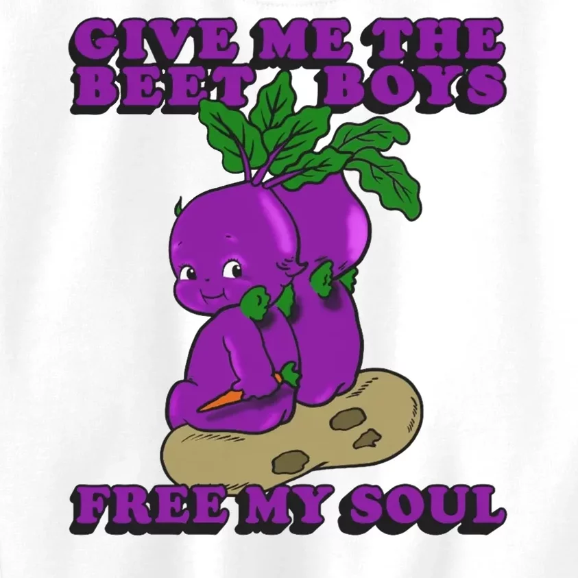 Give Me The Beet Boy And Free My Soul Kids Sweatshirt