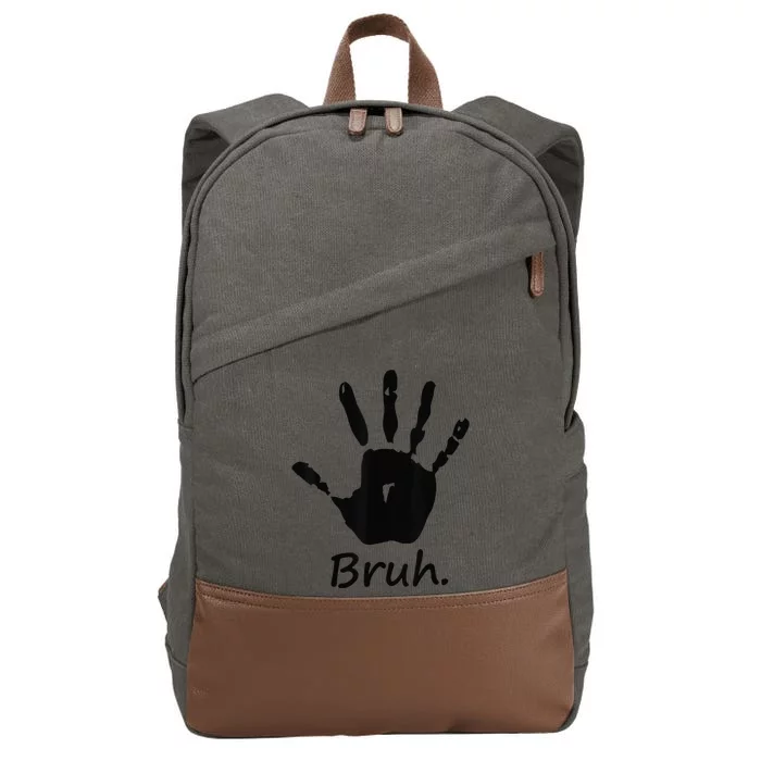 Gaming Meme The Dank Bruth herhood Letter Cotton Canvas Backpack