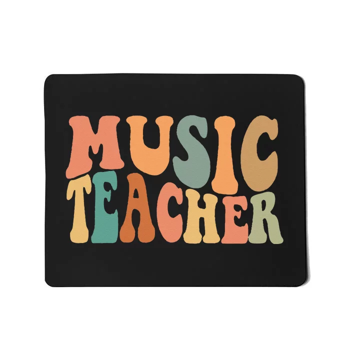 Groovy Music Teacher Cute Back To School Supplies Mousepad