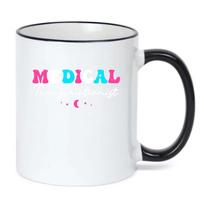 Groovy Medical Transcription Transcriptionists Healthcare Gift Black Color Changing Mug