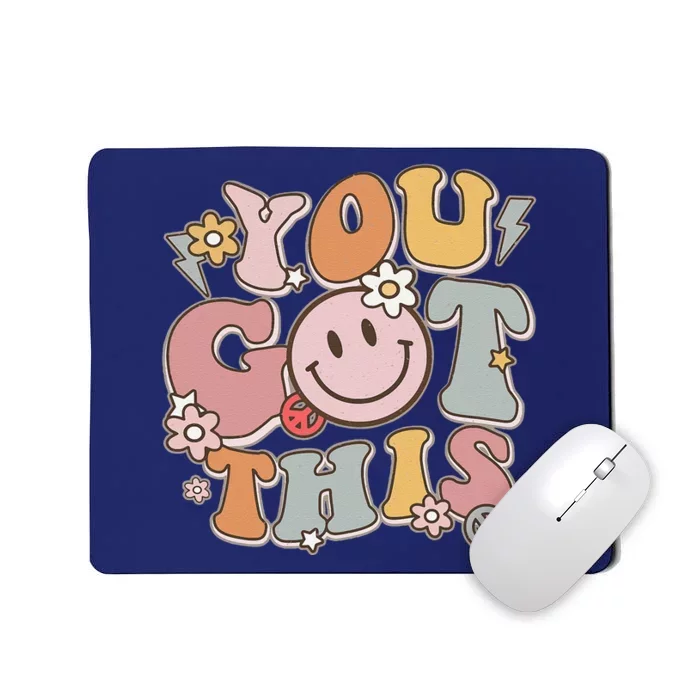 Groovy Motivational Testing Day Teacher Student You Got This Mousepad