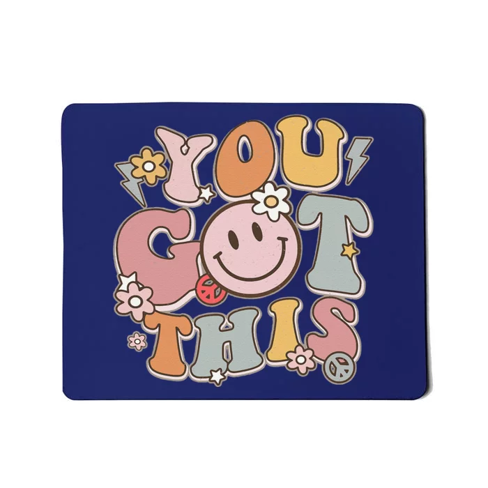 Groovy Motivational Testing Day Teacher Student You Got This Mousepad