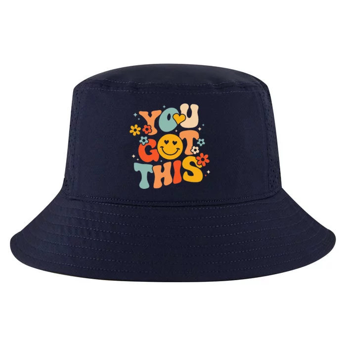 Groovy Motivational Testing Day Teacher Student You Got This Cool Comfort Performance Bucket Hat