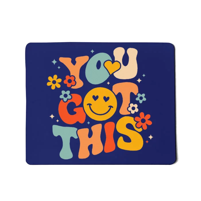 Groovy Motivational Testing Day Teacher Student You Got This Mousepad