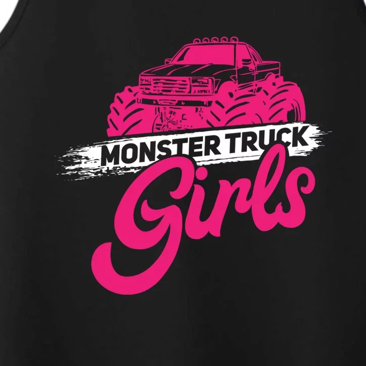 Girls Monster Truck Gift Motor Sports Big Trucks Gift Performance Tank