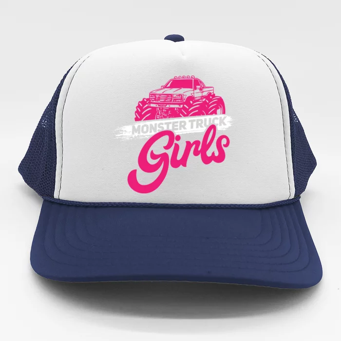 Girls Monster Truck Gift Motor Sports Big Trucks Gift Trucker Hat