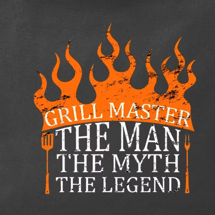 Grill Master - The Man The Myth The Legend BBQ Smoker Zip Tote Bag