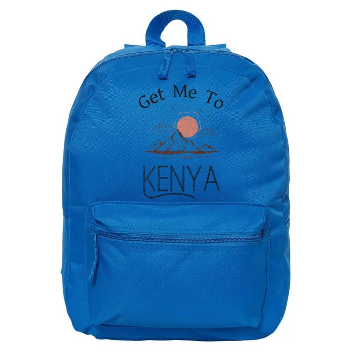 Get Me To Kenya Vintage Vacation 16 in Basic Backpack