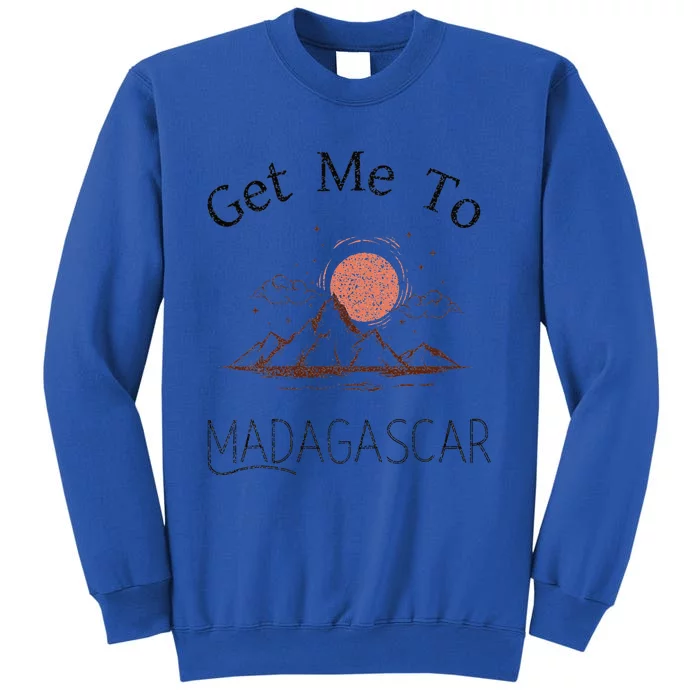 Get Me To Madagascar Vintage Vacation Tall Sweatshirt