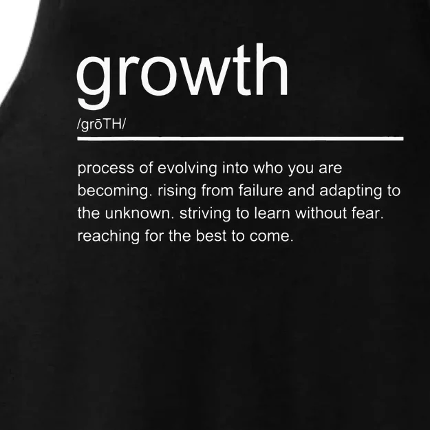 Growth Mindset Teacher Quotes Motivational Sayings Teaching Ladies Tri-Blend Wicking Tank