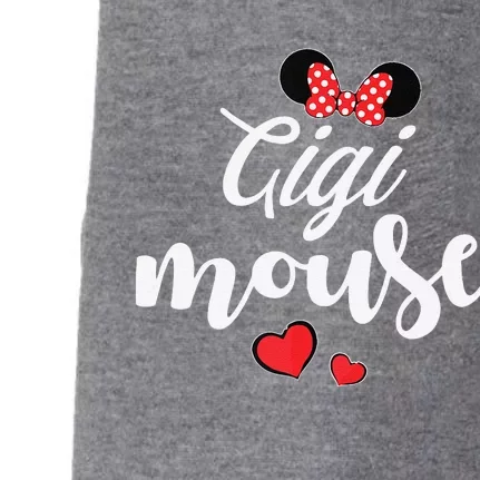 Gigi Mouse Tee And Gigi Mouse Heart Funny Mother's Day Doggie 3-End Fleece Hoodie