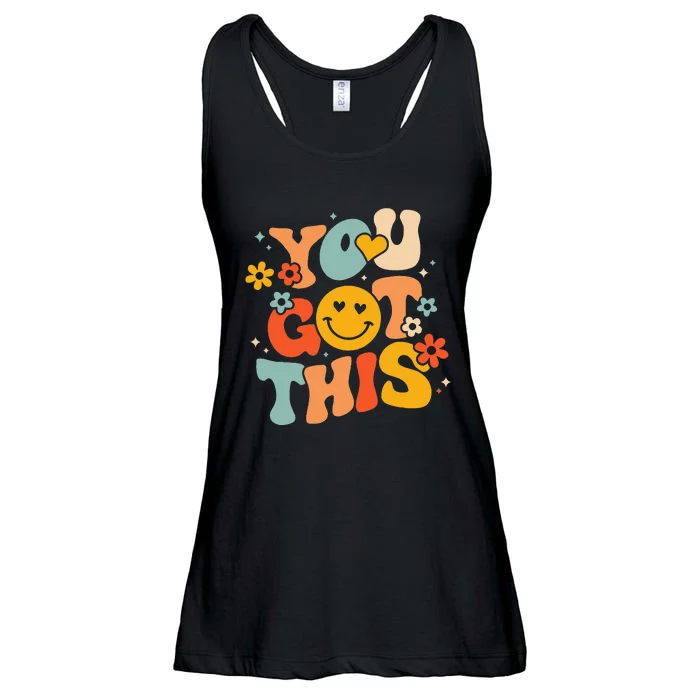 Groovy Motivational Testing Day Teacher Student You Got This Ladies Essential Flowy Tank