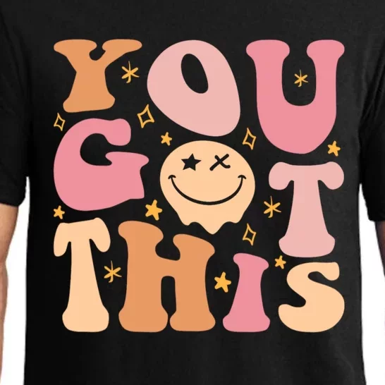 Groovy Motivational Testing Day Teacher Student You Got This Pajama Set