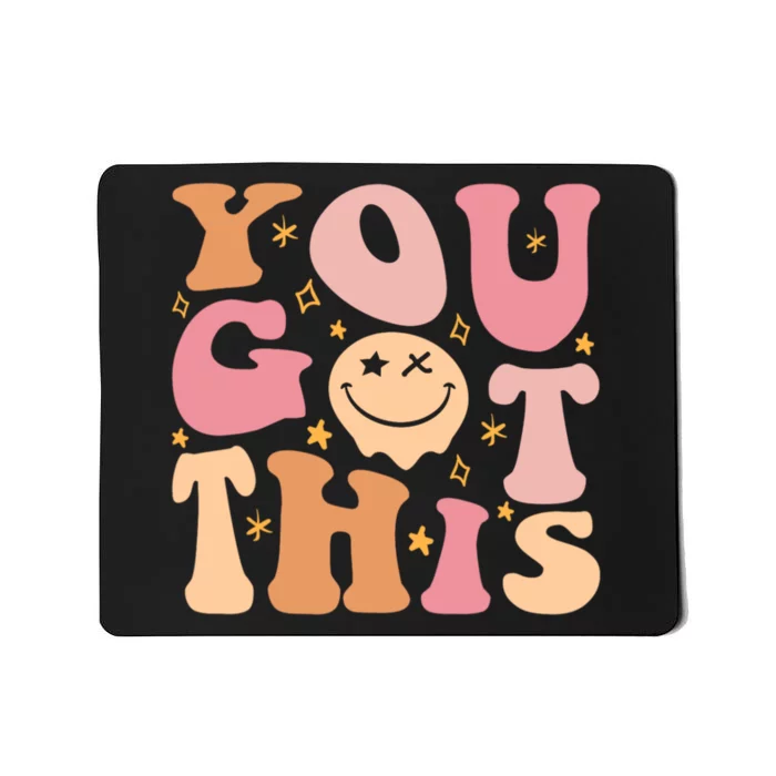 Groovy Motivational Testing Day Teacher Student You Got This Mousepad